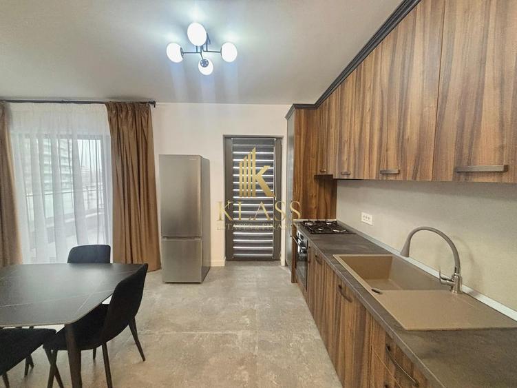 Apartament cu 2 camere semidecomandat, mobilat în Pipera
