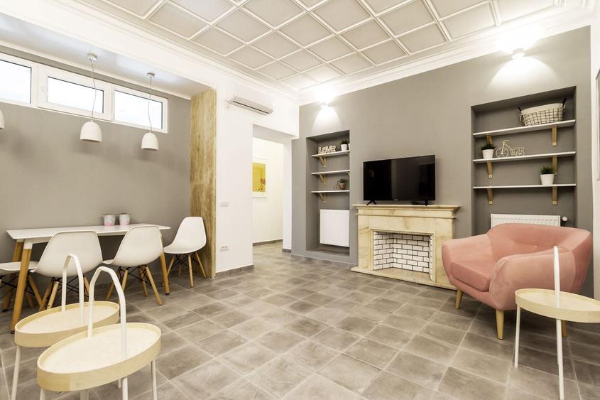 Apartament cu 3 camere, mobilat în Cișmigiu