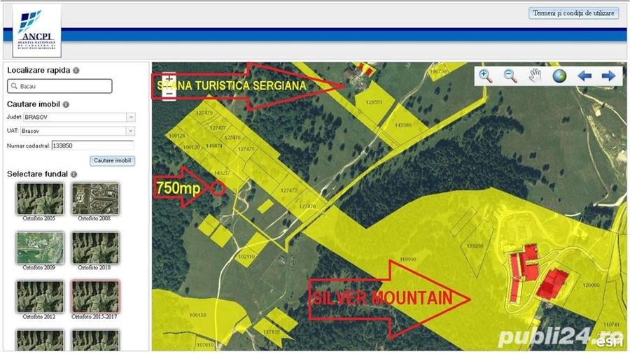 Teren de 750 mp, în Central
