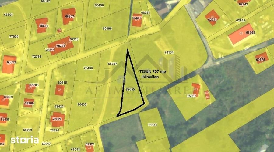 Ocazie! Visani str Castelul Grecilor TEREN 707mp intravilan toate util - 1
