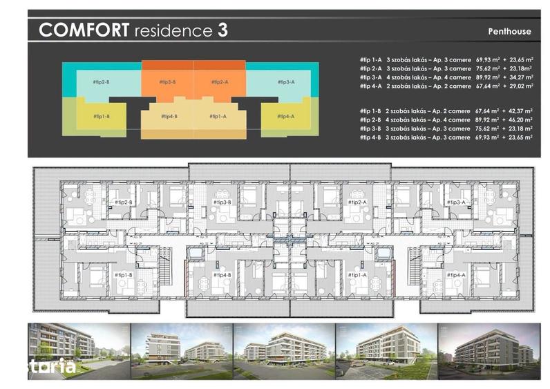Apartament cu 3 camere în Central