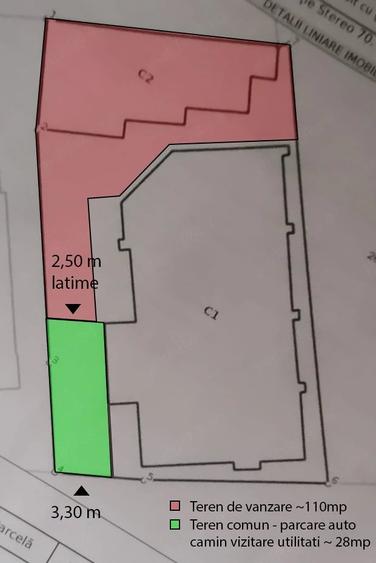 Casă cu 2 camere cu Teren 110 Mp în Ultracentral