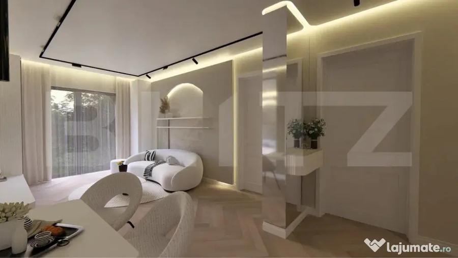 Apartament cu 2 camere semidecomandat în Tudor