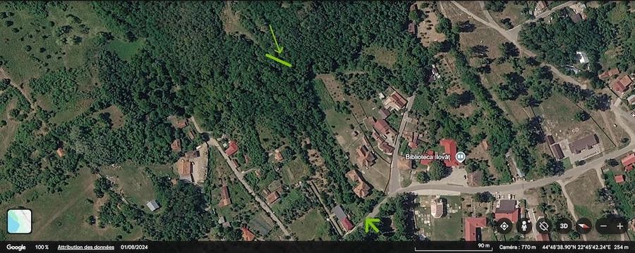 Teren de 3930 mp, în Ilovăț