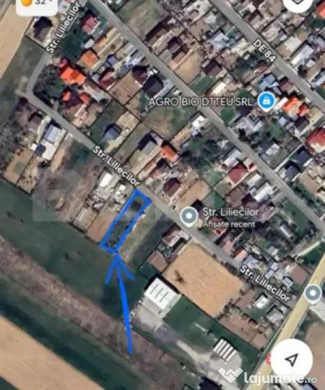 Teren intravilan, de vanzare, toate utilitatile, 1027 mp, zo - 1
