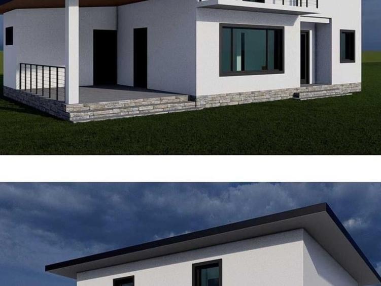Casă individuală cu 4 camere cu Teren 308 Mp în Burdujeni