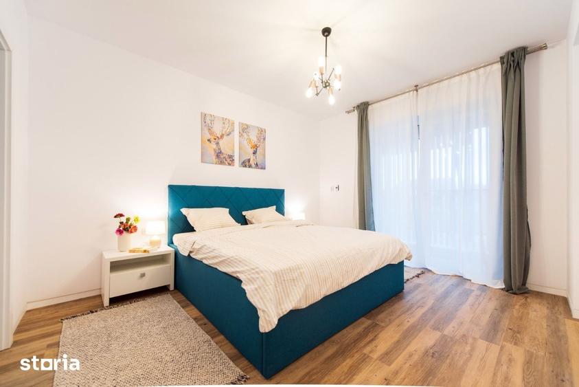 Apartament de 2 camere, 2 bai, parcare, terasa cu vedere spre lac, Pip - 1