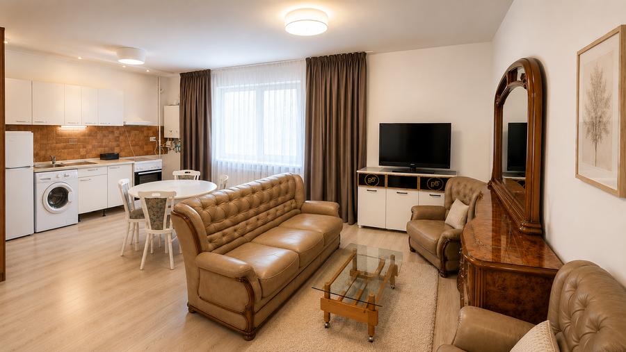 Apartament cu 2 camere decomandat, mobilat în Pipera