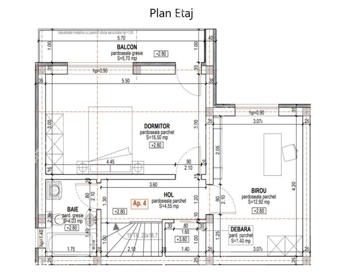 Casă cu 3 camere cu Teren 709 Mp în Central