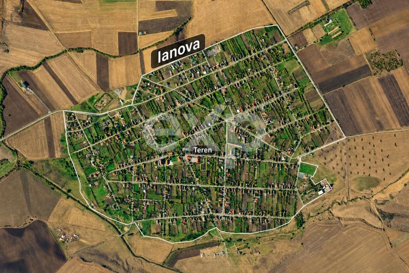 Teren de 2539 mp, în Ianova