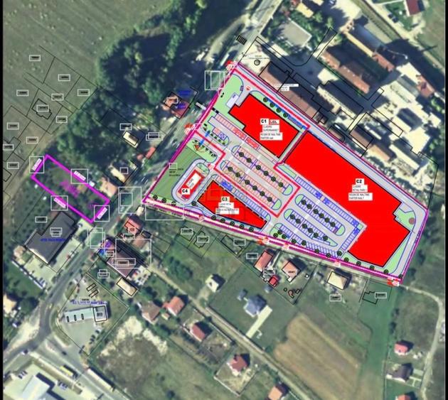 Teren Construcții intravilan de 1840 mp, în Reghin