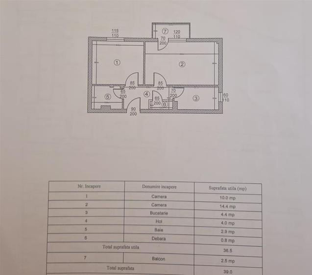 Apartament cu 2 camere decomandat, mobilat în Păcurari