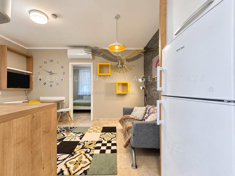 Apartament cu 2 camere decomandat, mobilat în Hașdeu