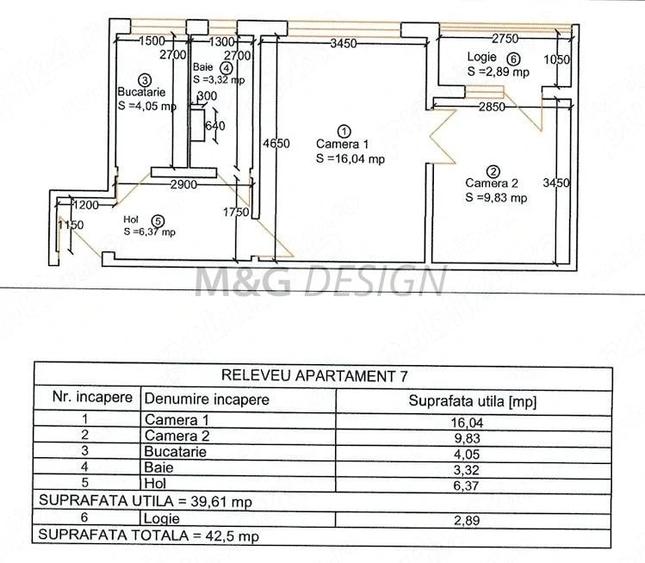 Apartament cu 2 camere semidecomandat în Girocului