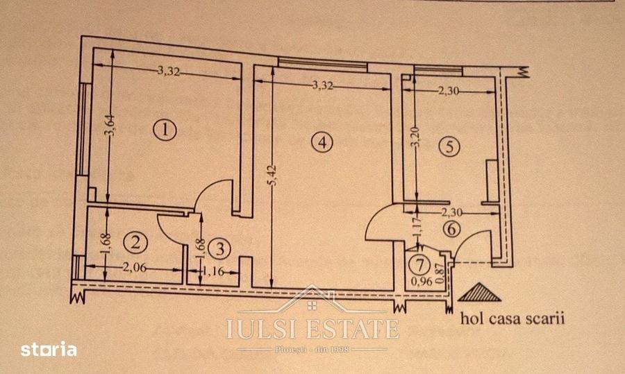 Apartament cu 2 camere în Democrației