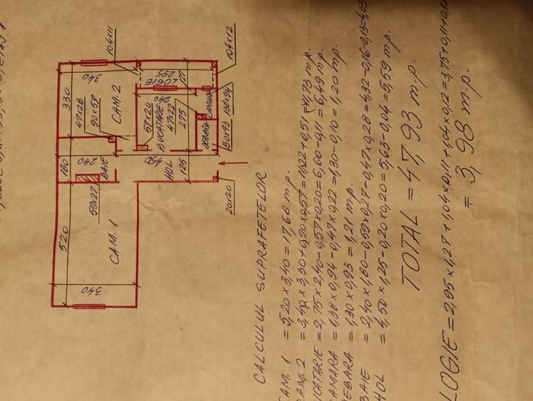 Apartament cu 2 camere decomandat în 6 Vânători