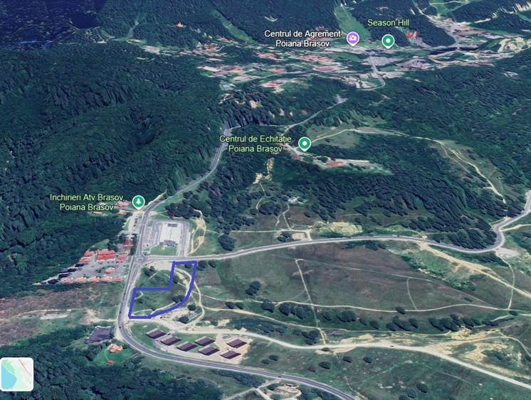 Teren Construcții intravilan de 15000 mp, în Poiana Brașov