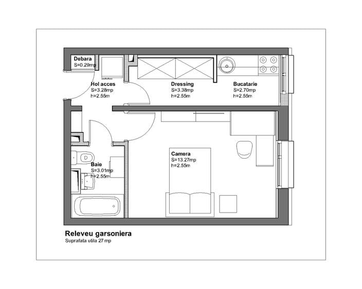 Garsonieră Chic & Modernă | 12 min metrou Grigorescu | Zona Dristor | Boiler - 11