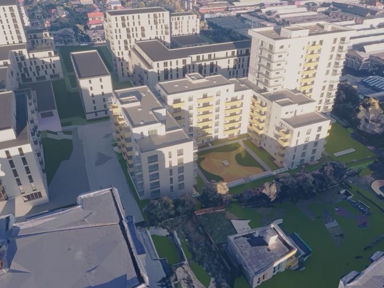 Apartament cu 2 camere decomandat în Exterior Vest