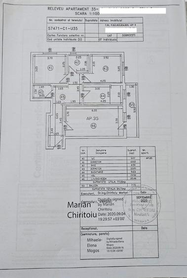Apartament cu 3 camere decomandat în Fundeni