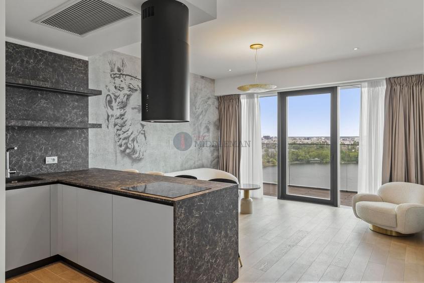 Apartament cu 3 camere semidecomandat, mobilat în Floreasca