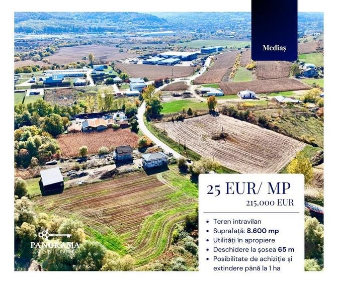 Teren agricol intravilan de 8600 mp, în Exterior Est