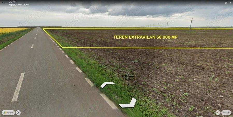 Teren de 50000 mp, în Hagiești