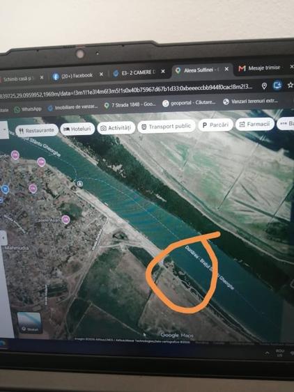 Teren agricol extravilan de 1250 mp, în Mahmudia