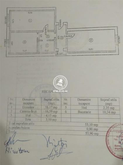 Apartament cu 2 camere decomandat în Frumoasa