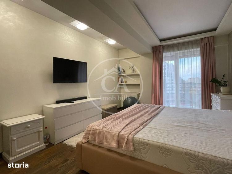 Apartament cu 3 camere decomandat, mobilat în Nufărul