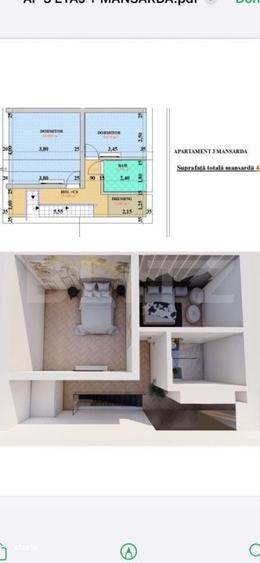 Apartament cu 3 camere în Rediu