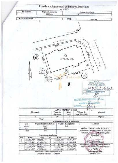 Spațiu comercial, de 604 mp, în Copou