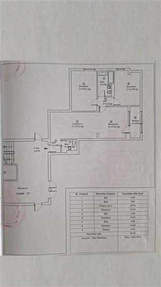 Apartament cu 3 camere nedecomandat, mobilat în Tractorul