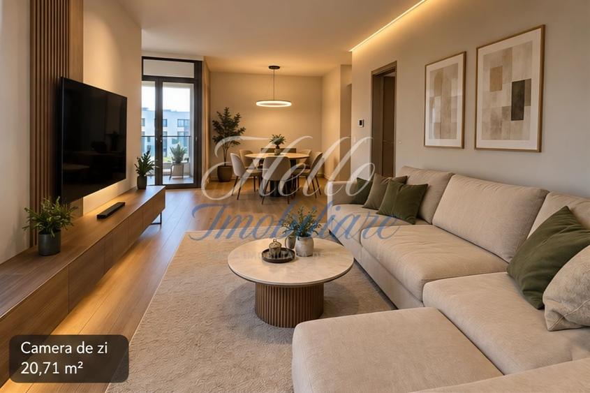 Apartament cu 2 camere semidecomandat în Sopor