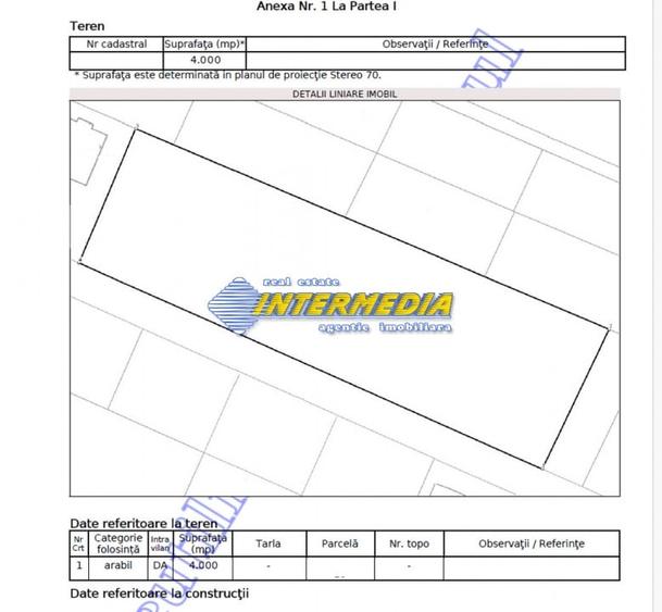 Teren Construcții intravilan de 4100 mp, în Cetate