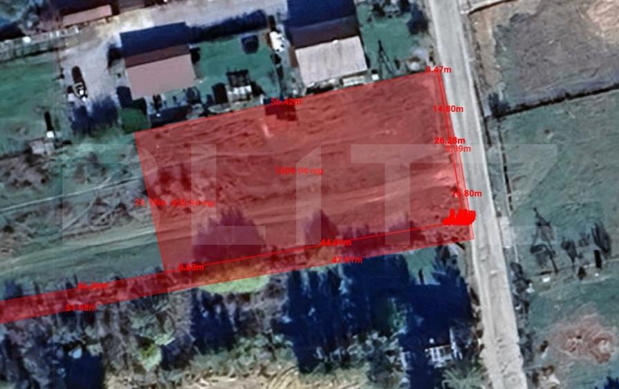 Teren Construcții intravilan de 1500 mp, în Sălicea