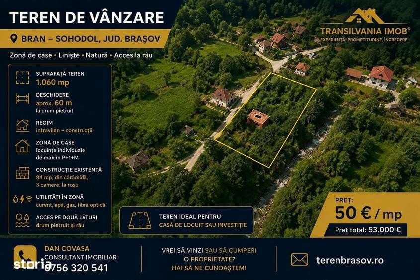 Spațiu comercial, în Bran