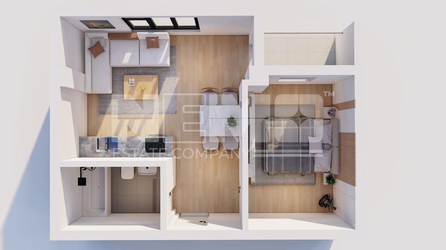 Apartament cu 2 camere în Central