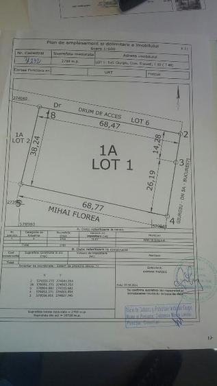 Teren agricol extravilan de 3080 mp, în Frătești