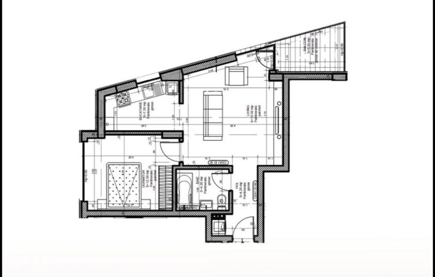 Apartament cu 2 camere decomandat în 13 Septembrie