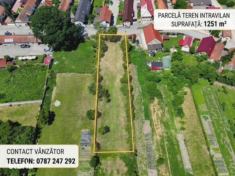 Teren de 1251 mp, în Feldioara