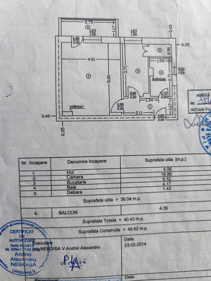 Garsonieră decomandată în Central