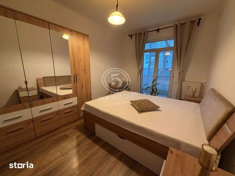 Apartament cu 3 camere decomandat, mobilat în Tei