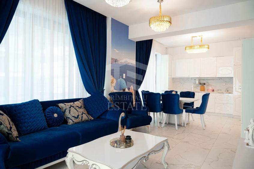 Apartament cu 3 camere decomandat, mobilat în Central