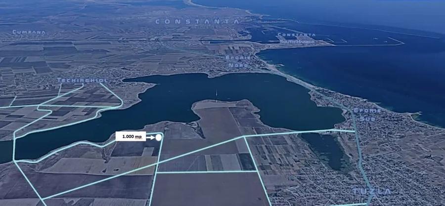 Oportunitate, teren 1.000 mp, in prima linie a lacului Techirghiol - 4