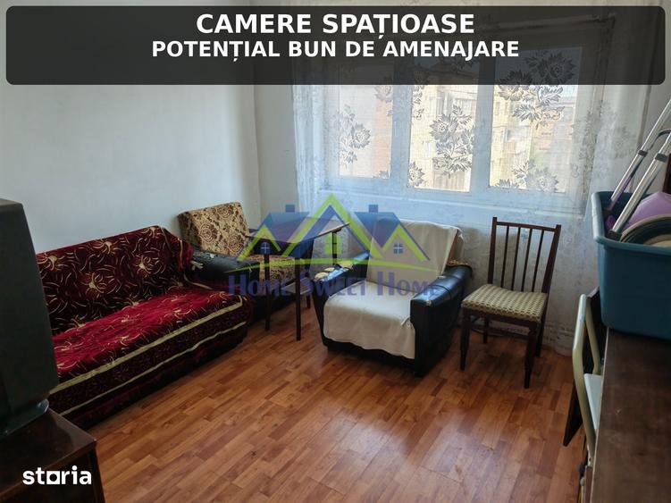 Apartament cu 2 camere decomandat în Central