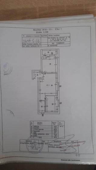 Apartament cu 2 camere semidecomandat în Fundeni