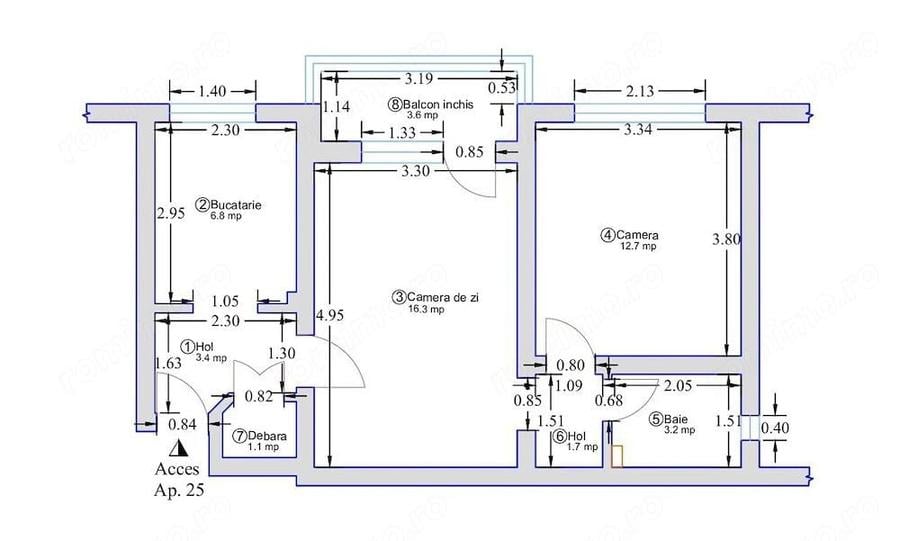 Apartament cu 2 camere - Rogerius -IMOBIHOR - 94 900 - 8