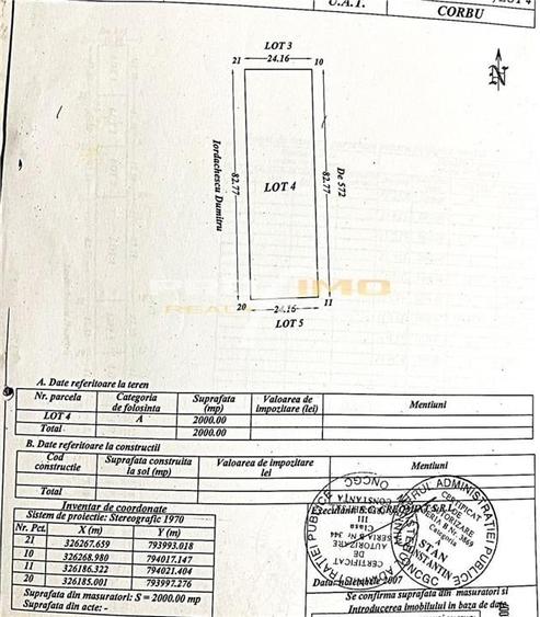 Teren 2000mp.situat la cc.800 m. de Plaja Corbu - 2