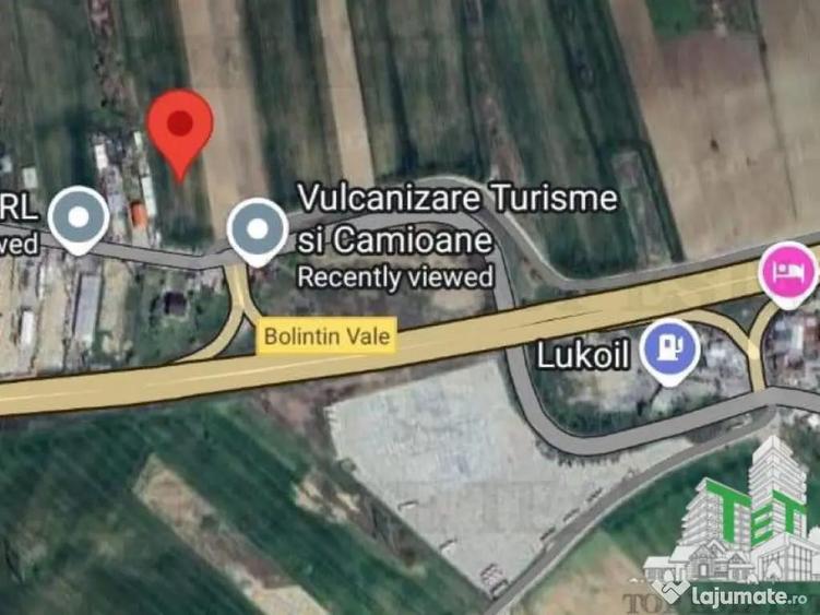 Teren comercial 7169mp la baza nod km35 pe A1 - 7